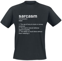 Definition Sarcasm, Slogans, T-Shirt Manches courtes