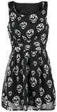 Slip Skull Dress, Poizen Industries, Medium-lengte jurk
