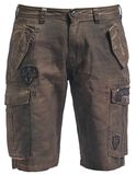 Army Vintage Shorts, Rock Rebel by EMP, Korte broek