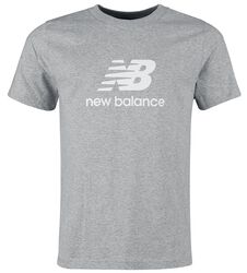 Logo Stacked - T-Shirt, New Balance, T-Shirt Manches courtes