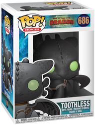3 - Toothless Vinylfiguur 686, How To Train Your Dragon, Funko Pop!