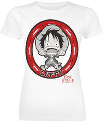 Scared Luffy, One Piece, T-Shirt Manches courtes