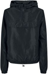 Ladies’ recycled basic pull-over jacket, Urban Classics, Coupe-vent