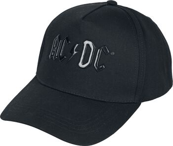 Shiny Black Logo | AC/DC Casquette | Large