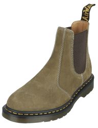 2976 - Muted Olive Tumnled Boots, Dr. Martens, Laars