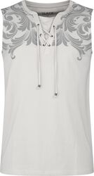 Tank-Top with Ornaments, Black Premium by EMP, Tanktop