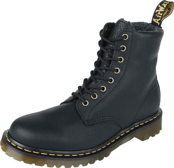1460 Black Grizzly Martens Bottes Large - Main Image