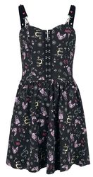 Ditsy Ouija Printed Mini Dress, Jawbreaker, Robe courte