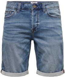 Ply Life Blue Shorts, ONLY and SONS, Korte broek