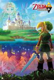 Zelda - A Link Between, Super Mario, Poster