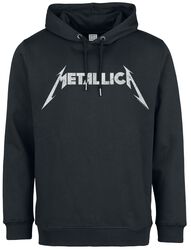 Amplified Collection - White Logo, Metallica, Sweat-shirt à capuche