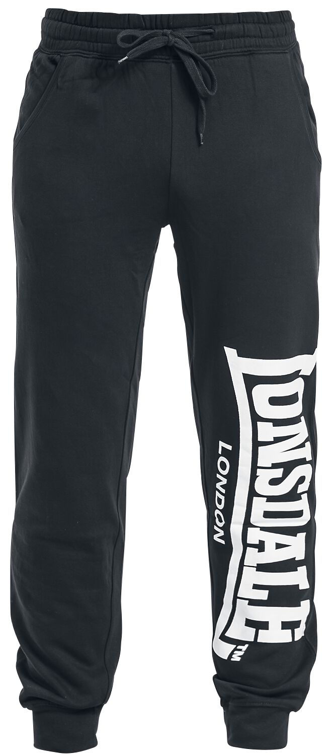 Pantalon Jogger Lonsdale Homme Noir 2XL – Polaire Sport Gym