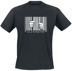 Code Barre - Prison, Fun Shirt, T-Shirt Manches courtes