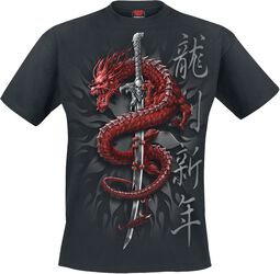 Oriental dragon, Spiral, T-Shirt Manches courtes