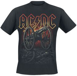 About To Rock Canon Red, AC/DC, T-Shirt Manches courtes