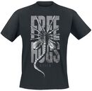 Facehugger Free Hugs, Alien, T-Shirt Manches courtes