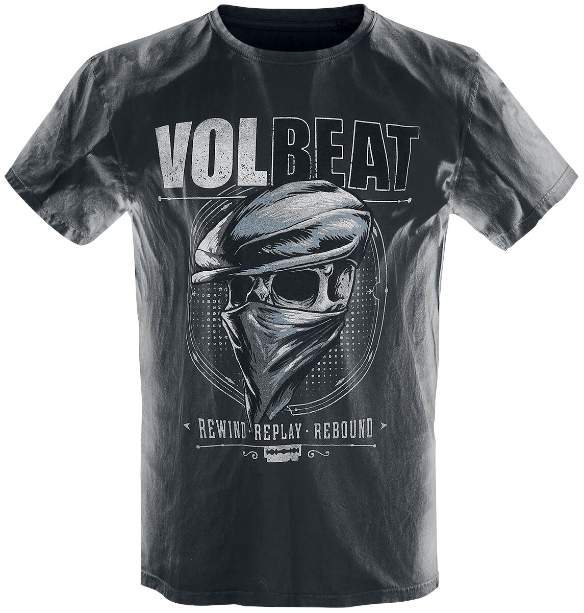 code Ik was verrast Omgaan met Bandana Skull | Volbeat T-shirt | Large
