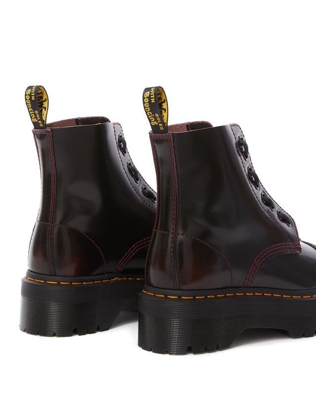 Sinclair Cherry Red Arcadia Martens Bikerlaars Large