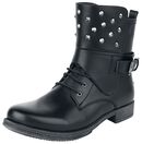 Basic Ladies Boot, Black Premium by EMP, Bottes de motard