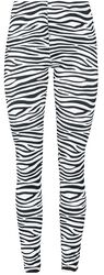 Leggings with Zebra Pattern