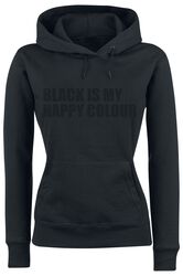 Black Is My Happy Colour, Slogans, Trui met capuchon