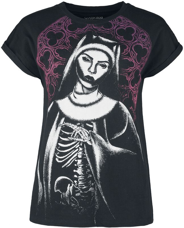 T-shirt imprimé nonne