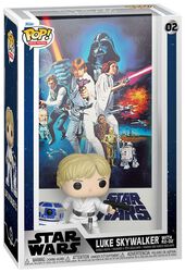 Funko Pop! Filmposter - A New Hope Luke Skywalker with R2-D2 vinyl figuur nr. 2
