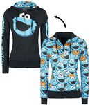 Cookie Monster, Sesame Street, Vest met capuchon