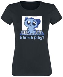 Wanna play?, Tierisch, T-Shirt Manches courtes