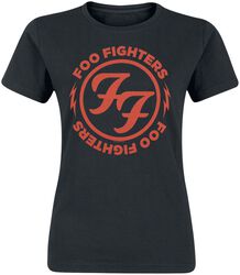 Logo Red Circle, Foo Fighters, T-Shirt Manches courtes