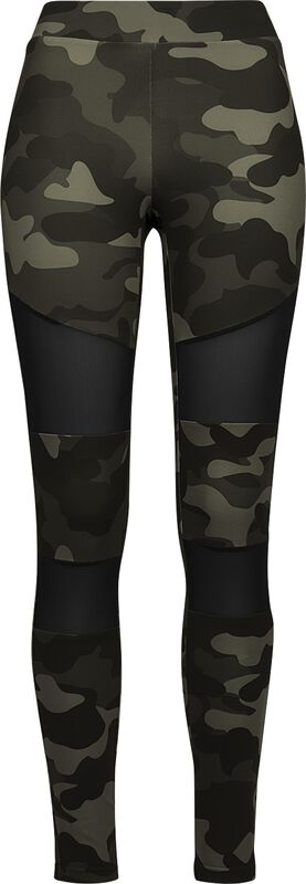 Legging Tech Mesh Camouflage Femme