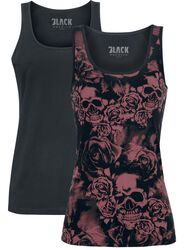 Double Pack of Tops, Black Premium by EMP, Top