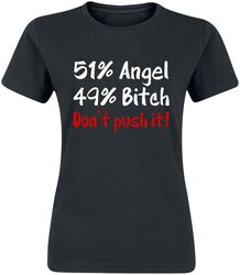 Angel Bitch, Slogans, T-Shirt Manches courtes