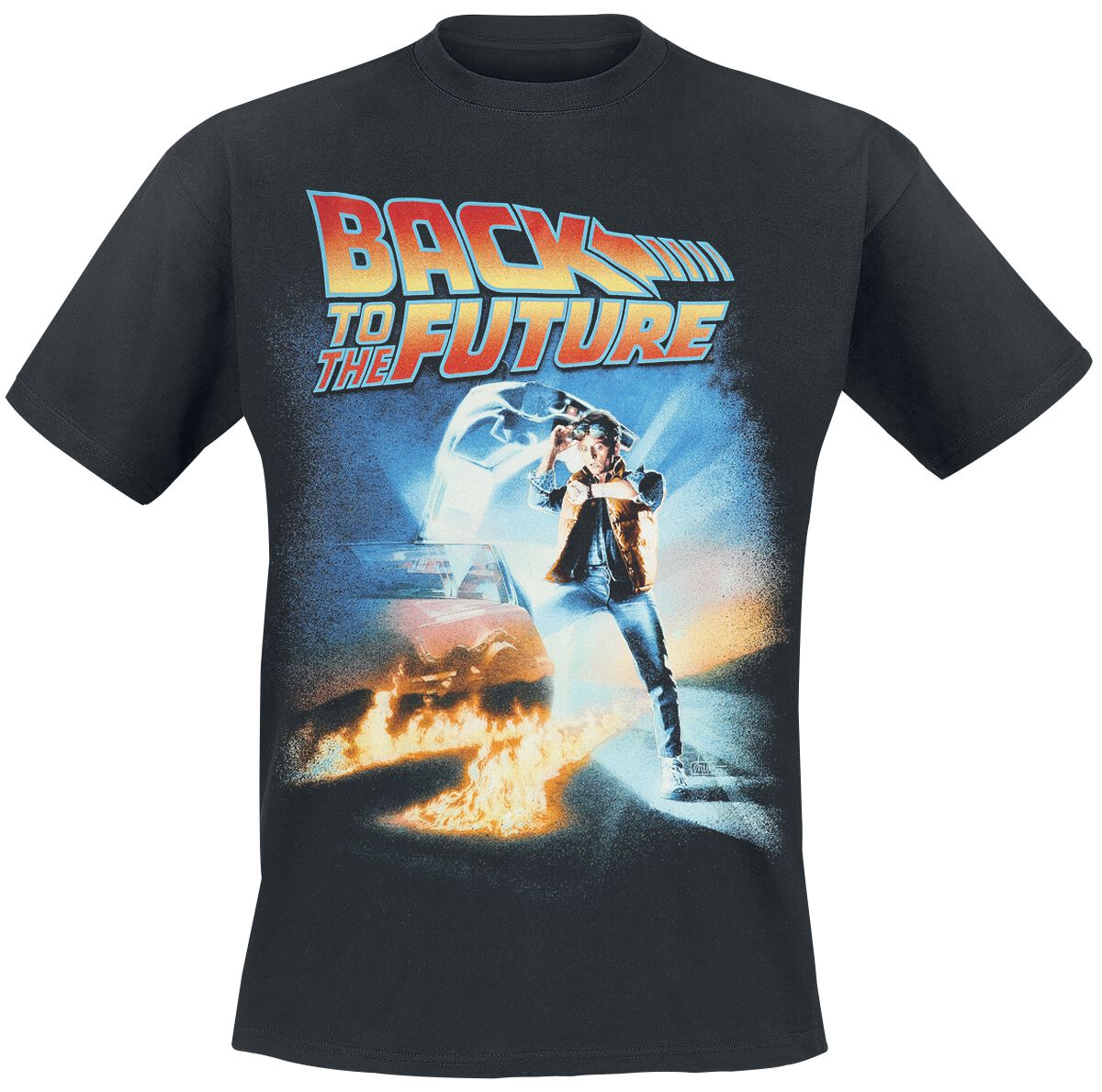 vêtements tee shirt homme retour vers le futur