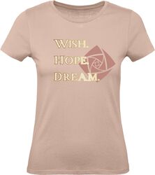 Wish. Hope. Dream., Wish, T-Shirt Manches courtes