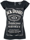 Old No.7 Back Zip, Jack Daniel's, T-Shirt Manches courtes