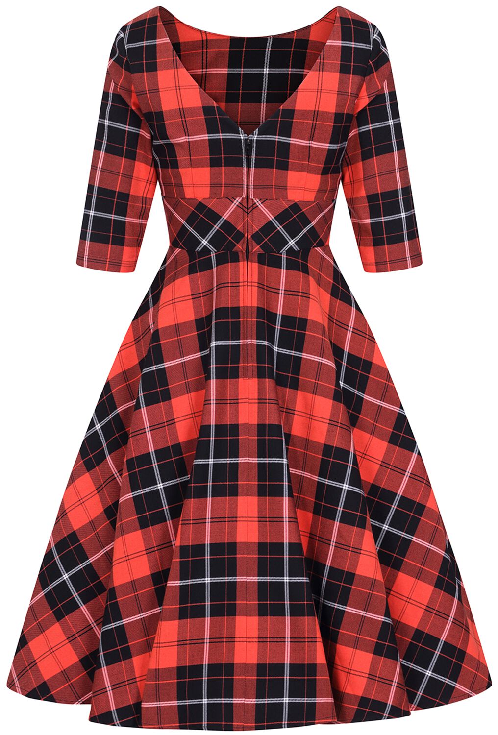 hebben zich vergist chaos Seizoen Clementine jaren 50 jurk | Hell Bunny Medium-lengte jurk | Large