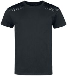 T-shirt avec sangles sur les épaules, Gothicana by EMP, T-Shirt Manches courtes