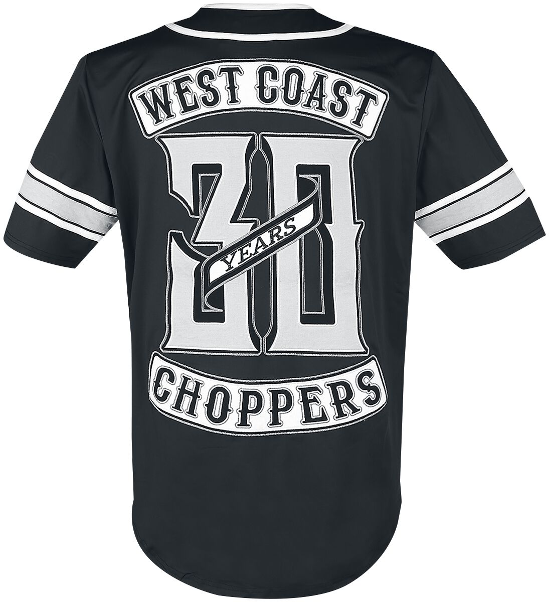 Chemises West Coast Choppers Homme  30ème Anniversaire Maillot De