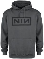 Classic Black Logo, Nine Inch Nails, Trui met capuchon