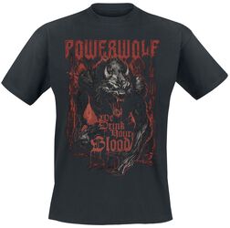 We Drink Your Blood, Powerwolf, T-Shirt Manches courtes