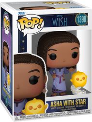 Asha with Star vinyl figuur nr. 1390, Wish, Funko Pop!