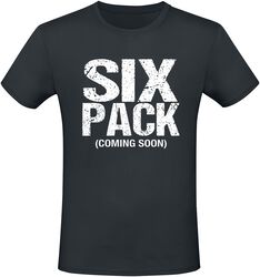 Six Pack Coming Soon, Slogans, T-Shirt Manches courtes