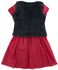 Red tulle dress with waistcoat