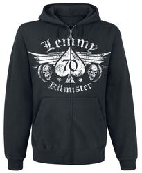Lemmy - Forever, Motörhead, Sweat-shirt zippé à capuche