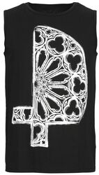 Tanktop with Gothic Cross print, Gothicana by EMP, Tanktop