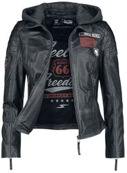 Rock Rebel X Route 66 - Leather Jacket, Rock Rebel by EMP, Veste en cuir