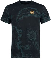 Azeroth Map, World Of Warcraft, T-Shirt Manches courtes