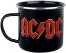AC/DC - Emaille Becher, AC/DC, Mug