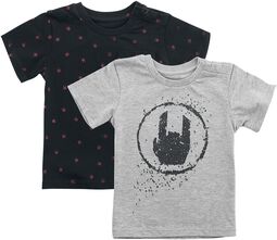 Lot de 2 t-shirts enfants noir/gris, Collection EMP Stage, T-shirt
